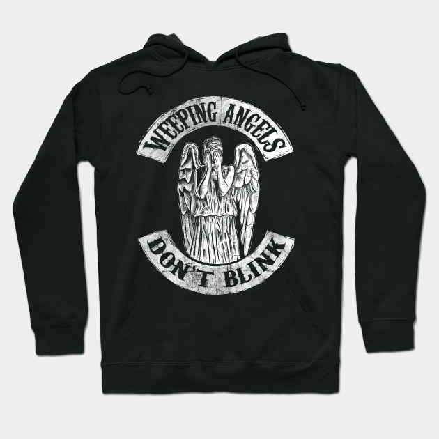 Weeping Angels Biker Club Hoodie by APSketches